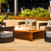 The Alcott View Firepit in Courtyard